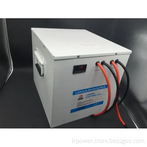 LiFePO4 Prismatic Battery - 25.6V, 100Ah
